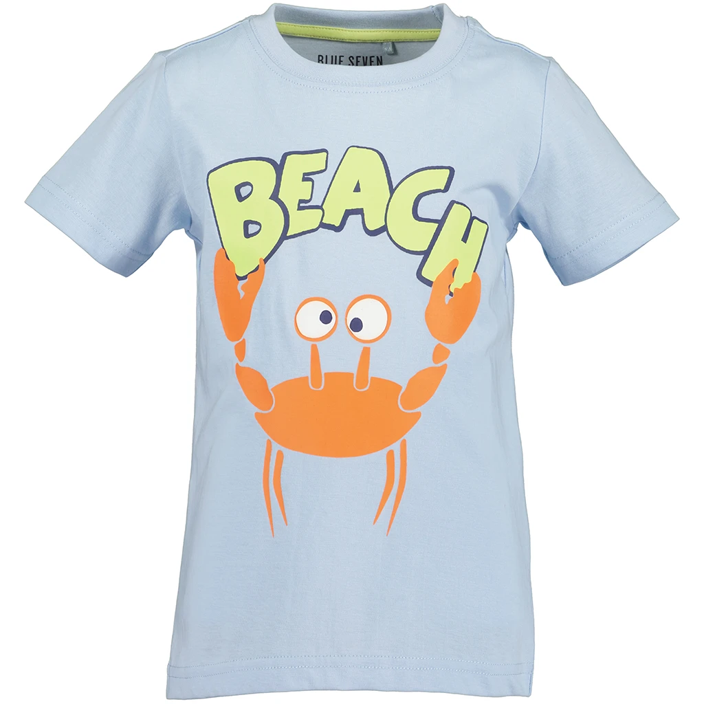 Blue Seven-collectie T-shirt Crab (lt blue orig)