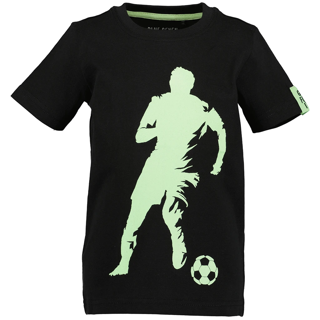Blue Seven-collectie T-shirt Soccer (black orig)