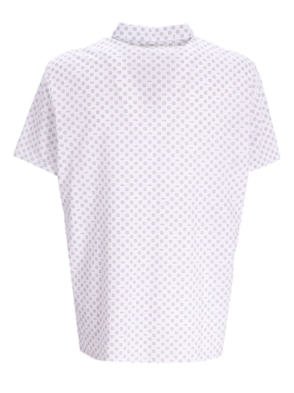 Armani Exchange Overhemd met geometrisch patroon - Wit