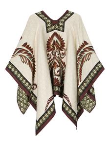 ETRO Cape met paisley-print - Beige