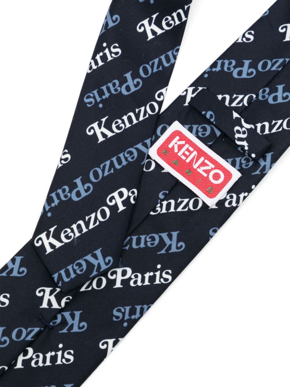 Kenzo gram cotton tie - Blauw