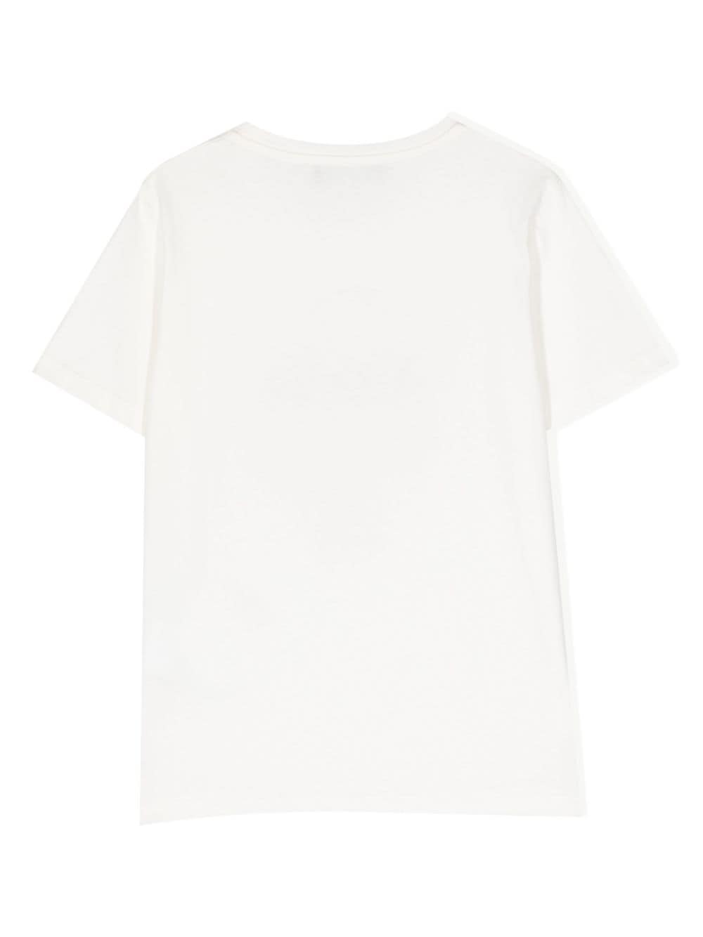 Versace Kids dragon-print cotton T-shirt - Wit