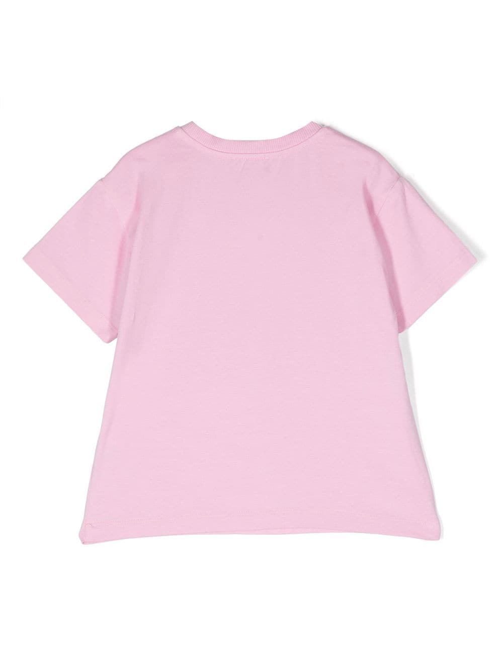 Moschino Kids T-shirt met teddybeer patroon - Roze