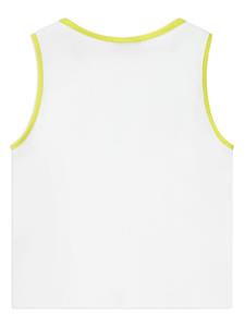 Missoni Kids logo-printed sleeveless t-shirt - Wit