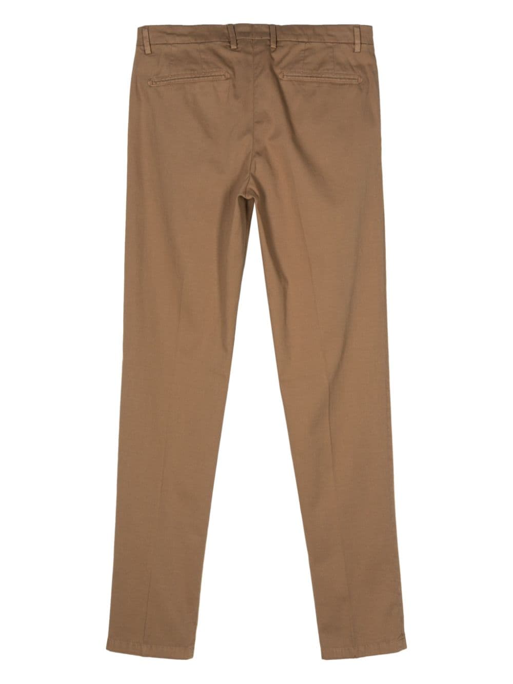 Boglioli pressed-crease tapered trousers - Bruin