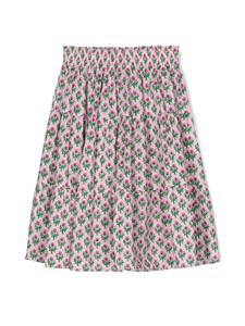 MC2 Saint Barth Kids Rok met bloemenprint - Roze