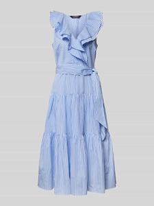 Lauren Ralph Lauren Midi-jurk met volants, model 'TABRAELIN'