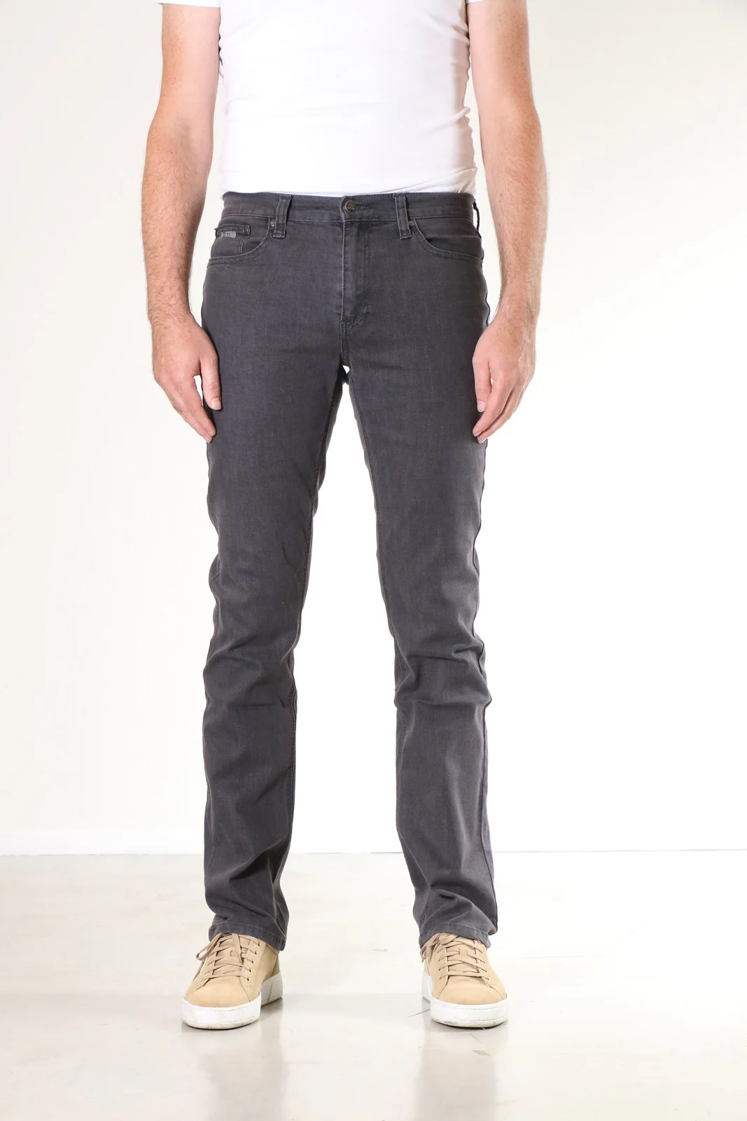 New-Star Jacksonville heren regular-fit jeans dark grey