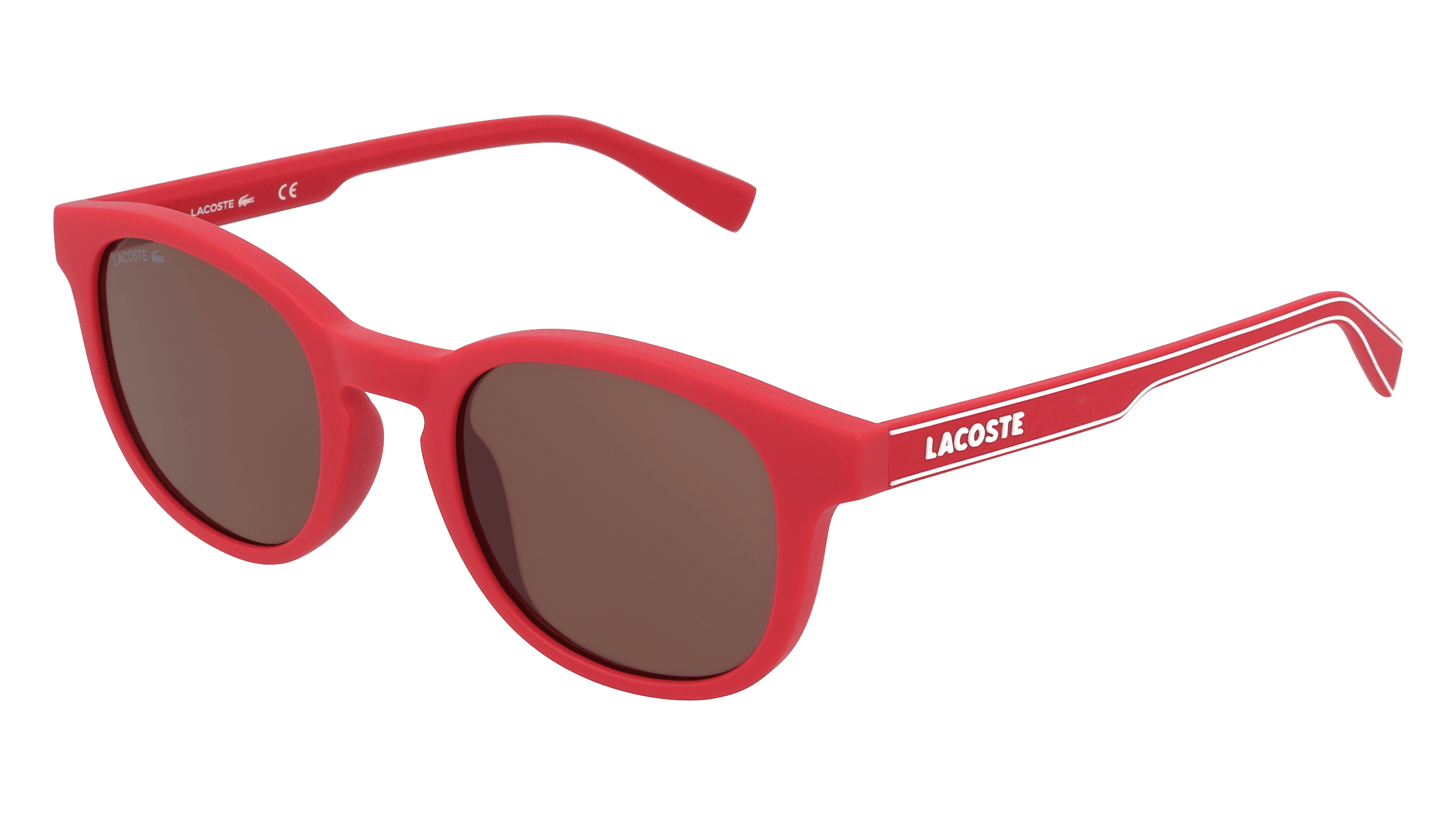 Marchon Germany Lacoste Kids L3644S Jugend-Sonnenbrille Vollrand Panto Kunststoff-Gestell, rot