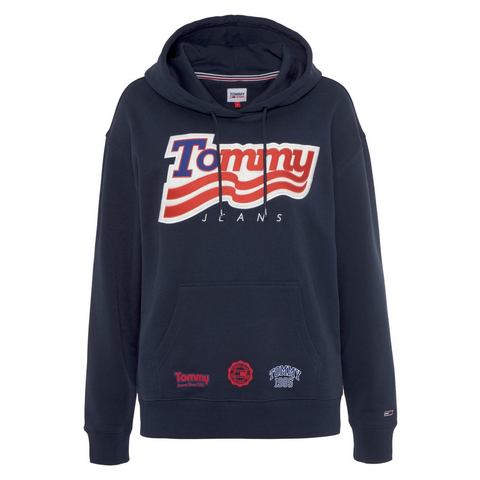Tommy Jeans Kapuzensweatshirt TJW RELAXED TOMMY HOODIE mit auffälligen Tommy Jeans Logo