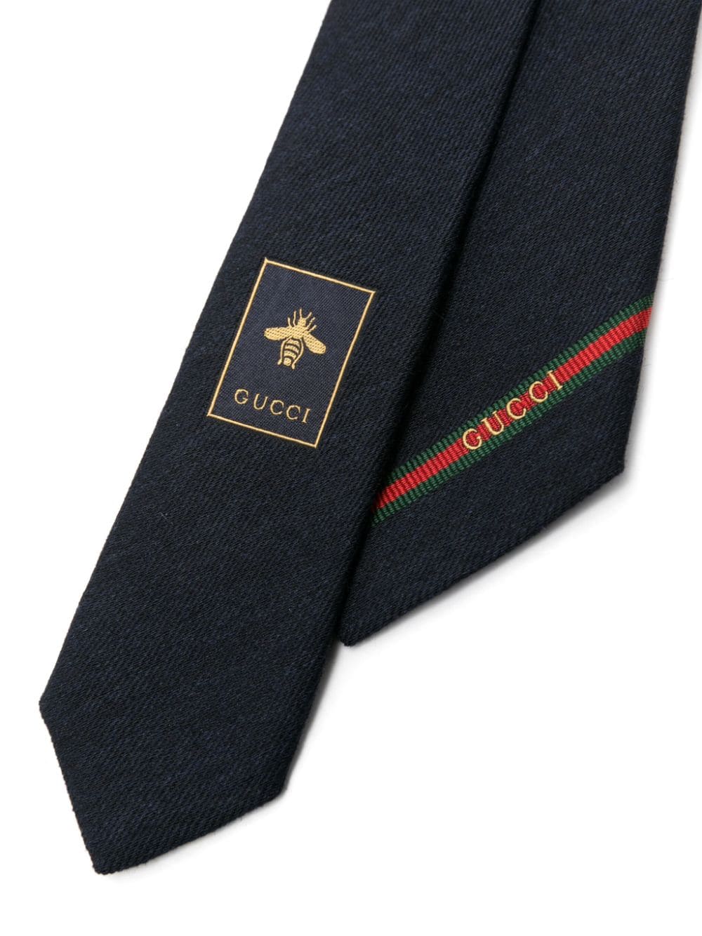 Gucci Zijden stropdas - Blauw