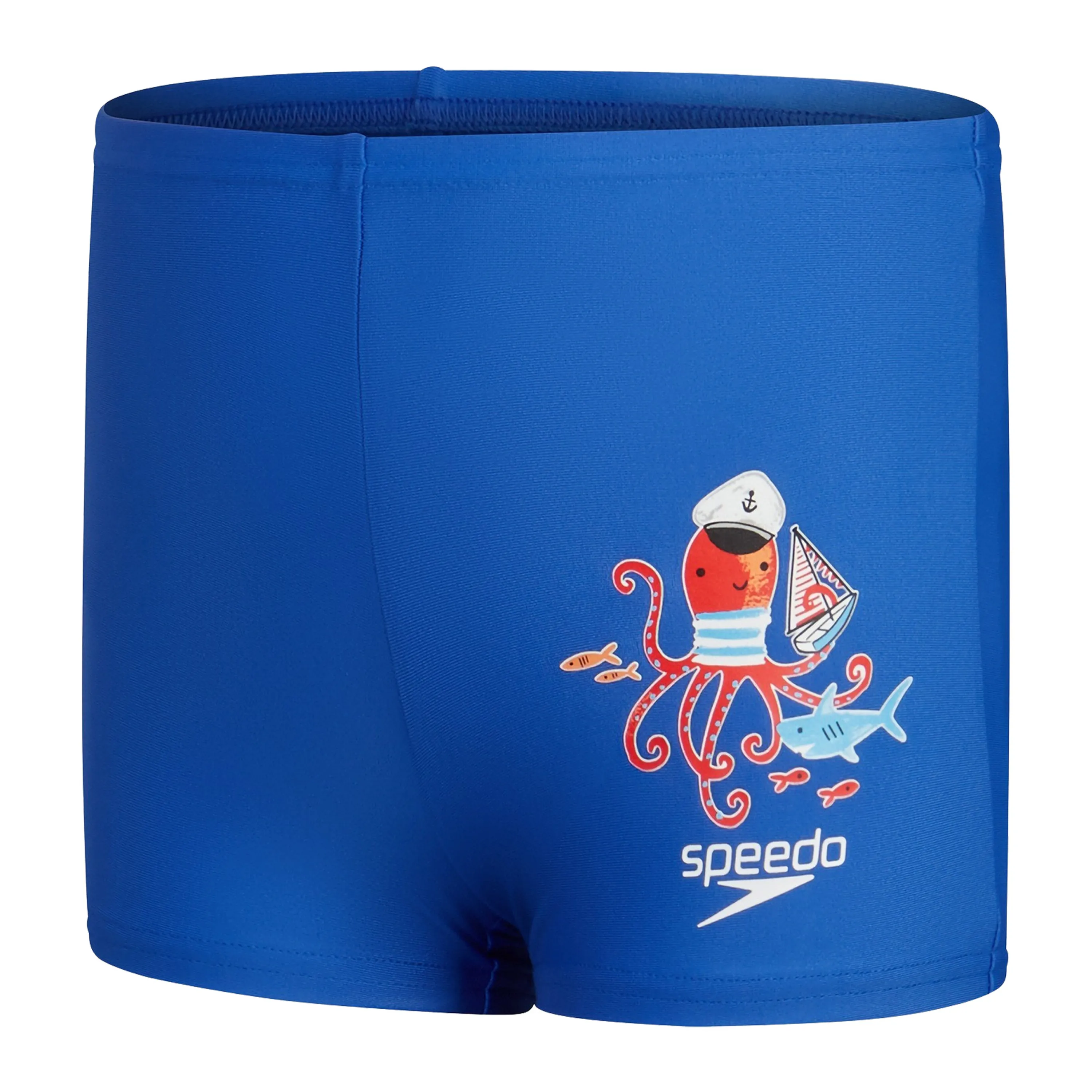 Speedo Bedruckte Aquashorts 33 cm für Jungen Blau/Weiß