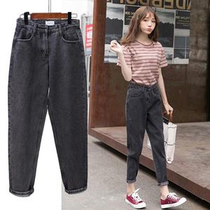 XK22GD Vrouwen hoge taille wijde pijpen denim jeans streetwear vintage kwaliteit harajuku losse rechte broek
