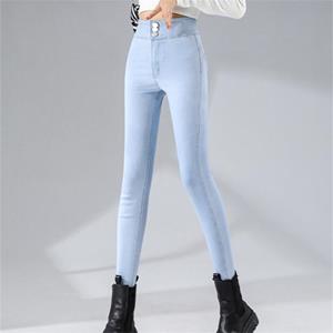 Yukiesue Lente 2022 Womens Fashion Hoge Taille Y2k Vrouwen Skinny Slim Jeans Vintage Vrouw Denim Capri Broek Jean Mom Jeans broek