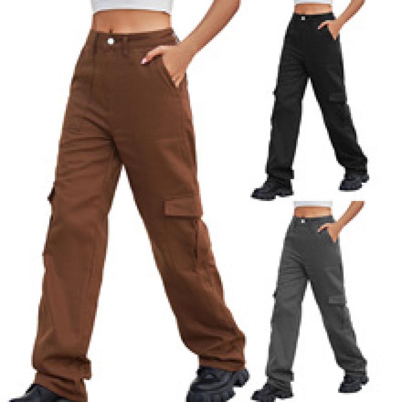 Green1 Jeans semi-elastisch ontwerp persoonlijkheid all-match werkkleding broek damesbroek