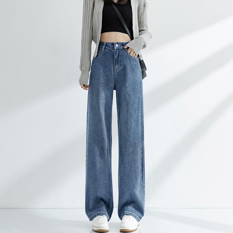 FIVE FIVE Baggy Jeans Dames Damesbroeken Vintage Jeans Vrouw Hoge Taille Streetwear Denim Y2k Koreaanse Mode Vrouwelijke Kleding Kleding