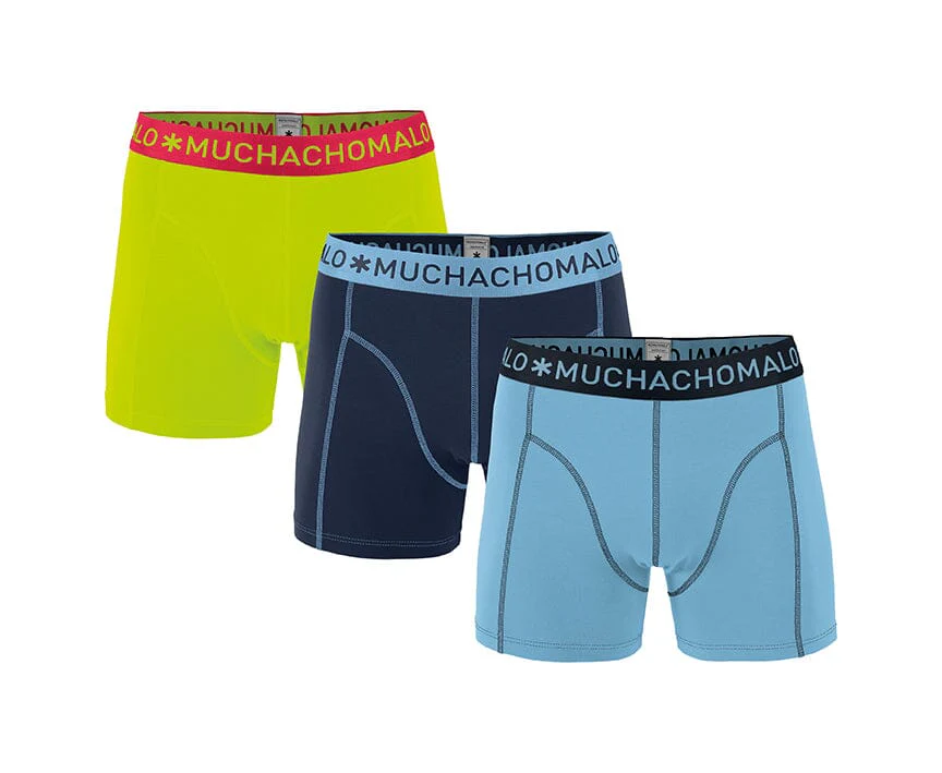 Muchachomalo Short 3-pack solid 181