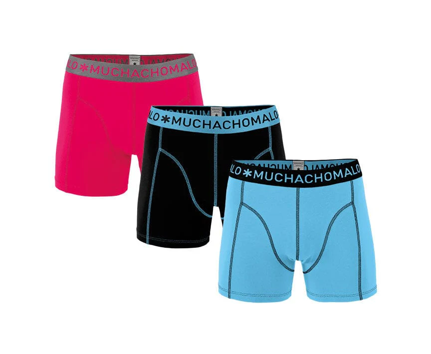 Muchachomalo Short 3-pack solid 183