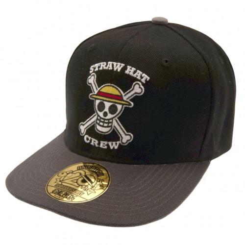 One Piece Unisex Adult Straw Hat Crew Snapback Cap