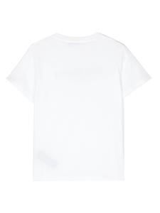 Balmain Kids T-shirt met logoprint - Wit