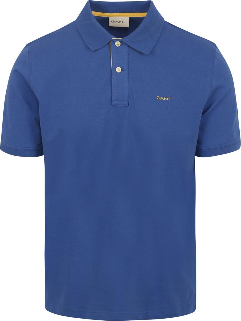 Gant T-Shirt REG CONTRAST PIQUE SS POLO, RICH BLUE