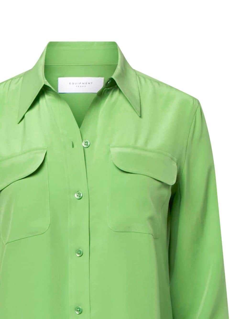 Equipment Zijden blouse - Groen