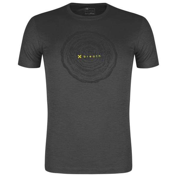 Montura  Merino Breath T-Shirt - Merinoshirt, nero / giallo fluo