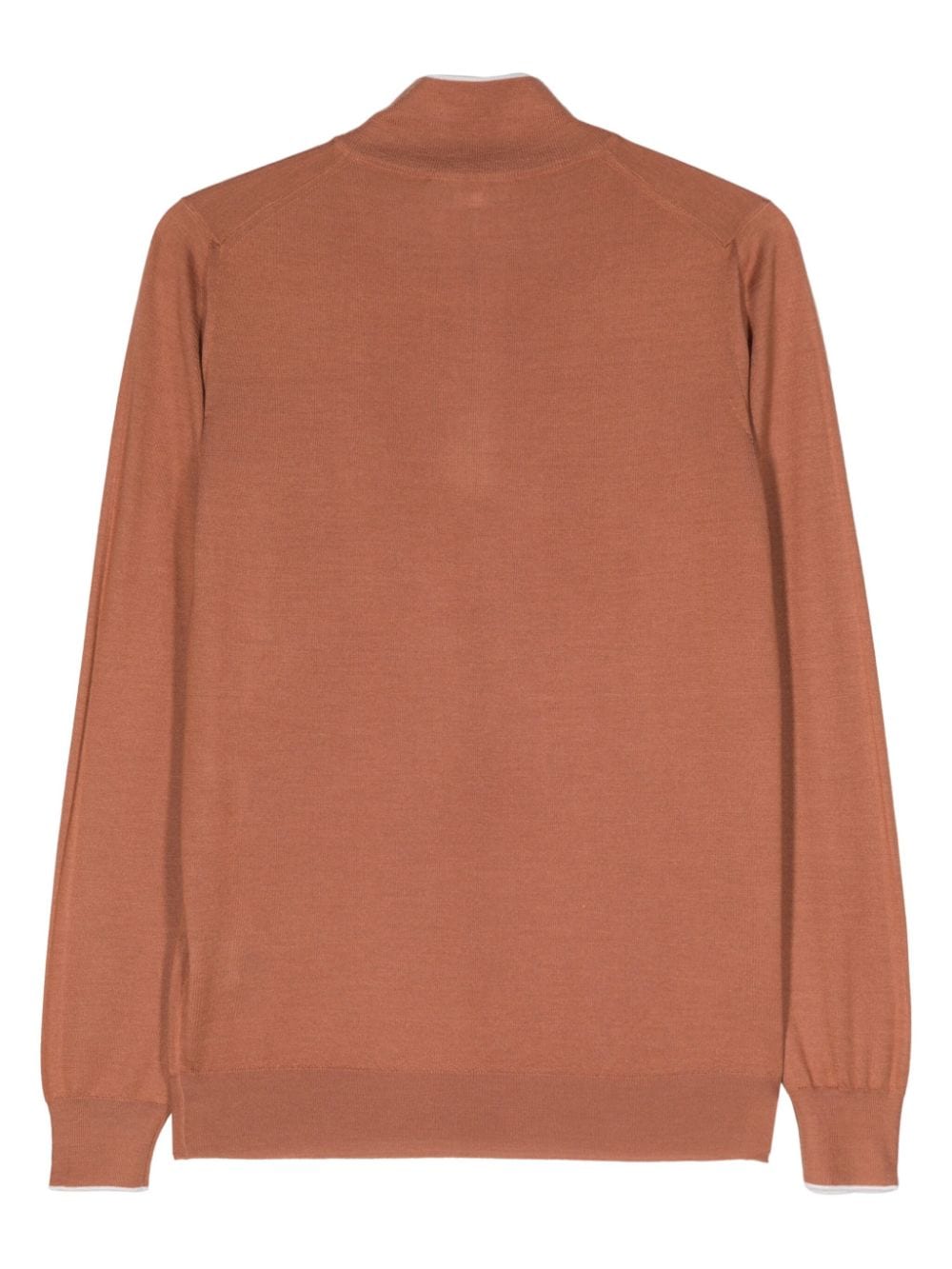 Fedeli cashmere-silk blend fine-knit jumper - Oranje