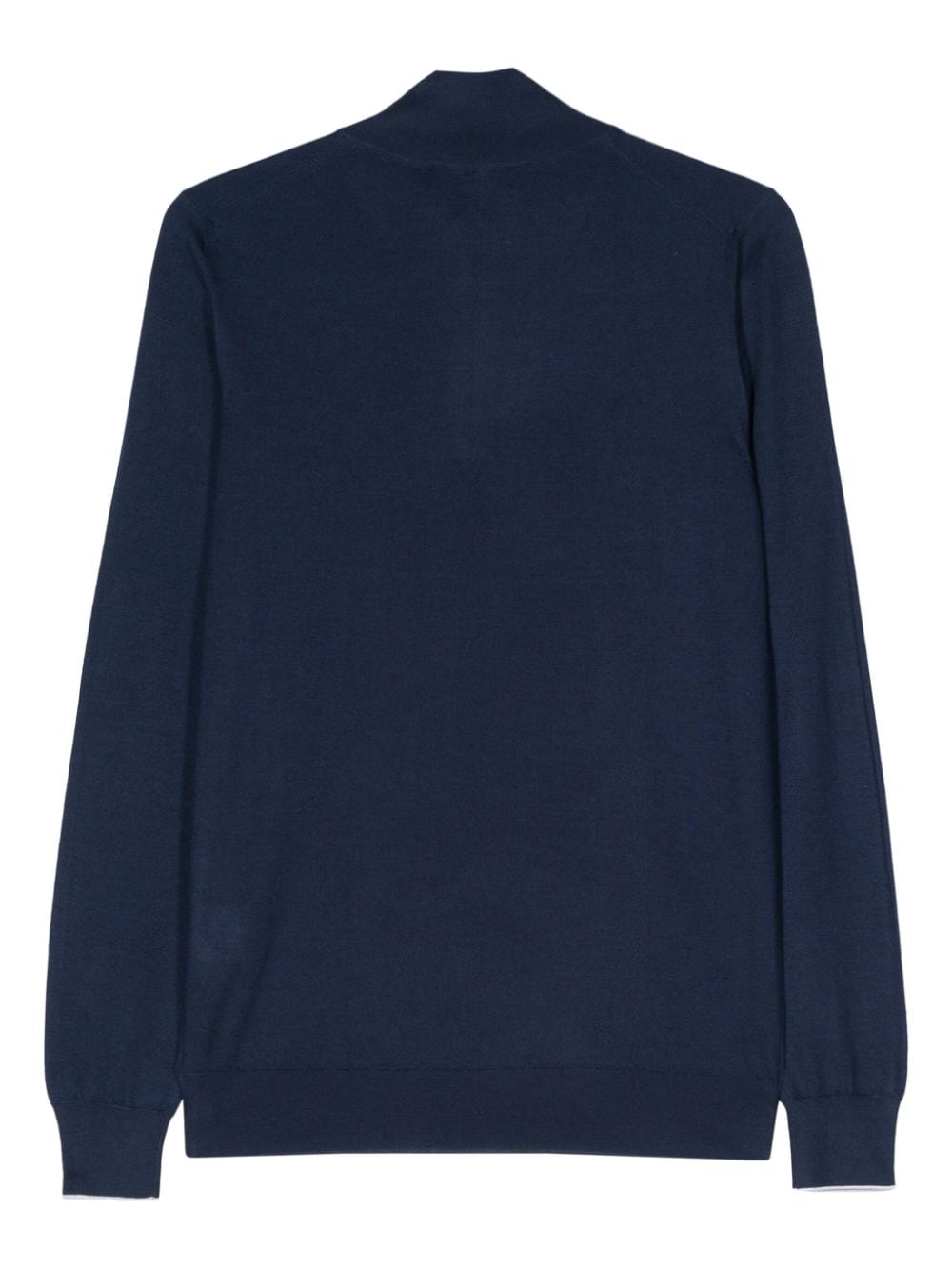 Fedeli cashmere-silk blend fine-knit jumper - Blauw