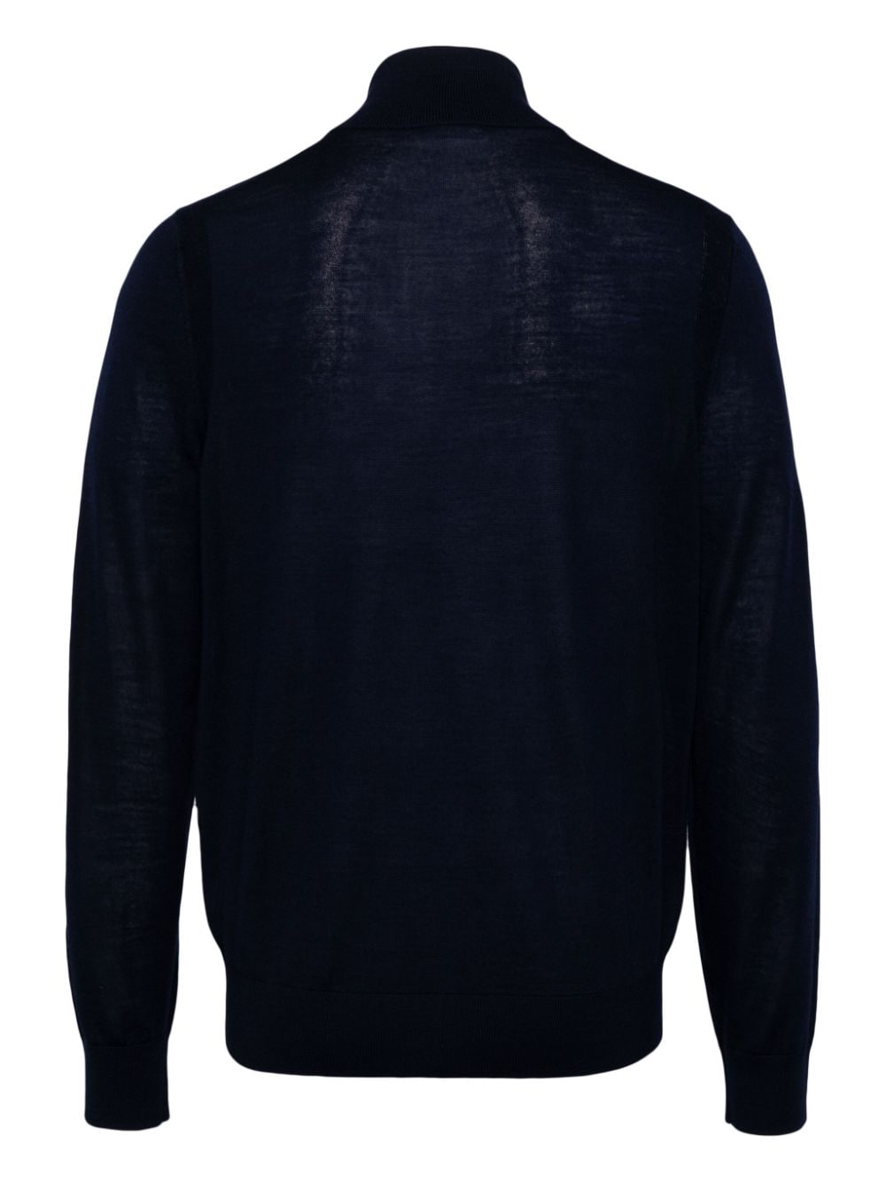 Paul Smith half-zip fine-knit jumper - Blauw