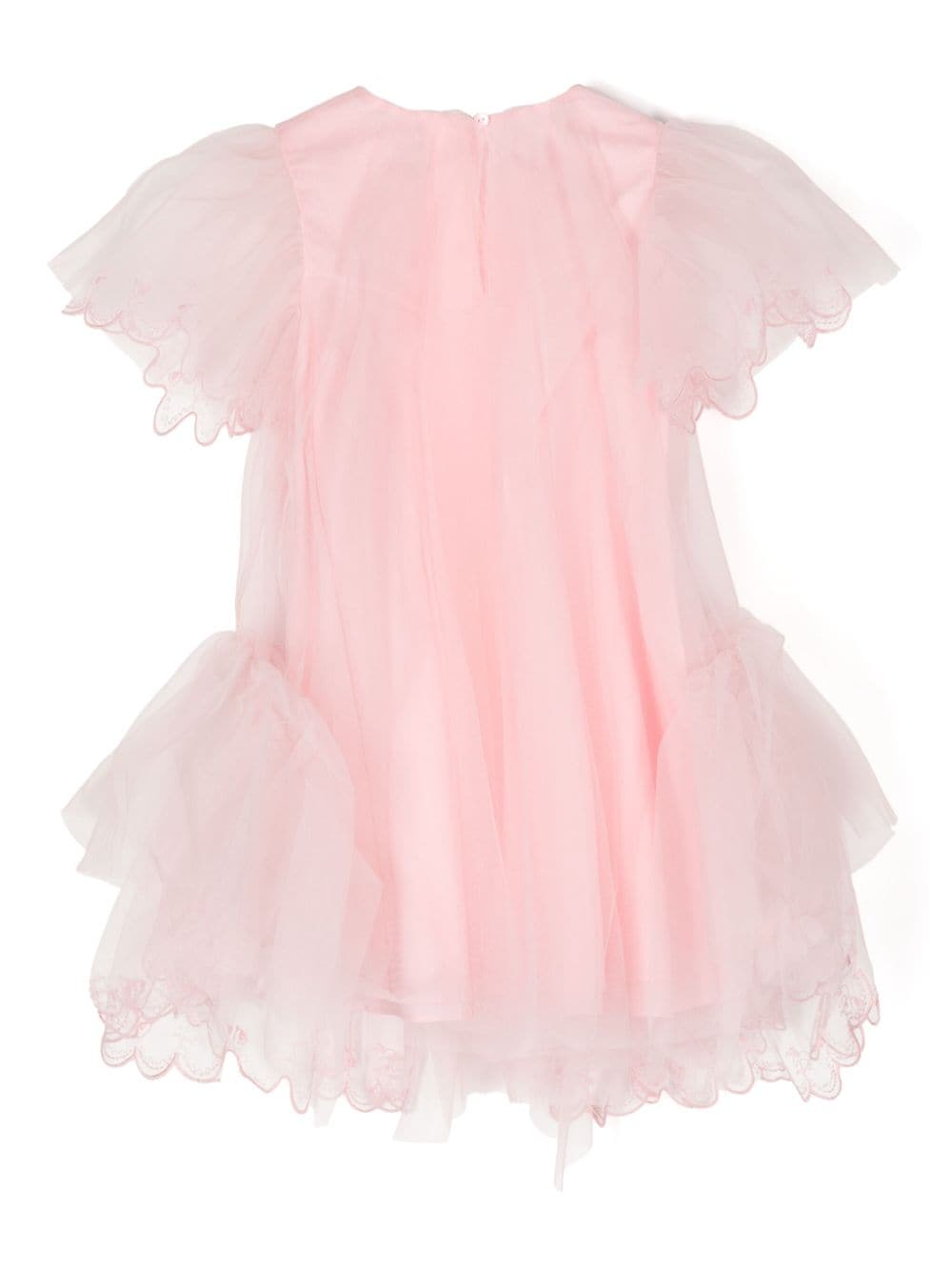 Jnby by JNBY lace-trimmed tulle dress - Roze