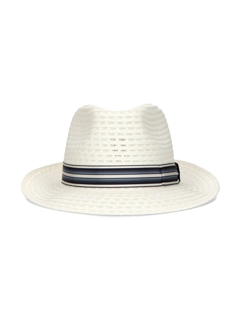 Borsalino Edward braided sun hat - Wit