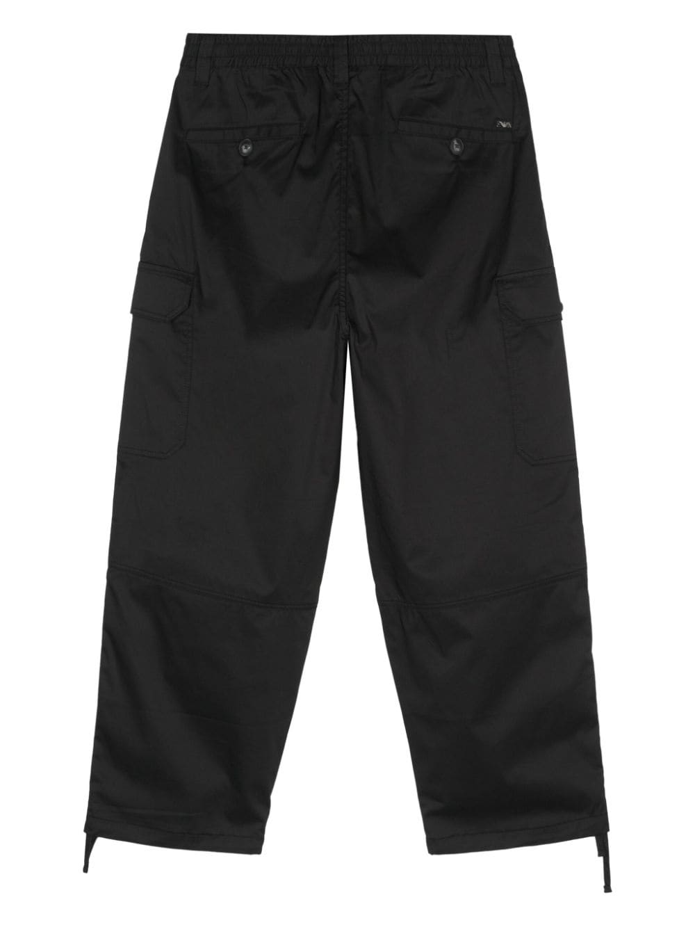 Emporio Armani tapered cargo trousers - Zwart