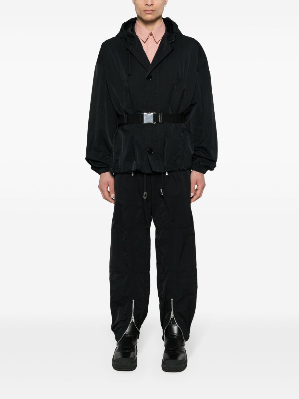 Bottega Veneta elasticated-waistband trousers - Zwart