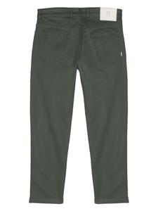 PT Torino pressed-crease tapered trousers - Groen