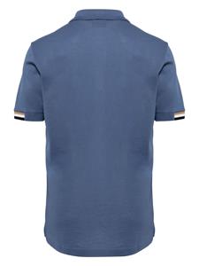 BOSS Parlay 147 poloshirt met logopatch - Blauw