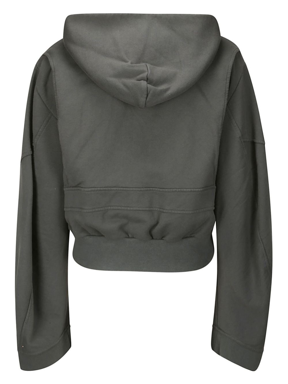 MM6 Maison Margiela zip-up cotton hoodie - Grijs