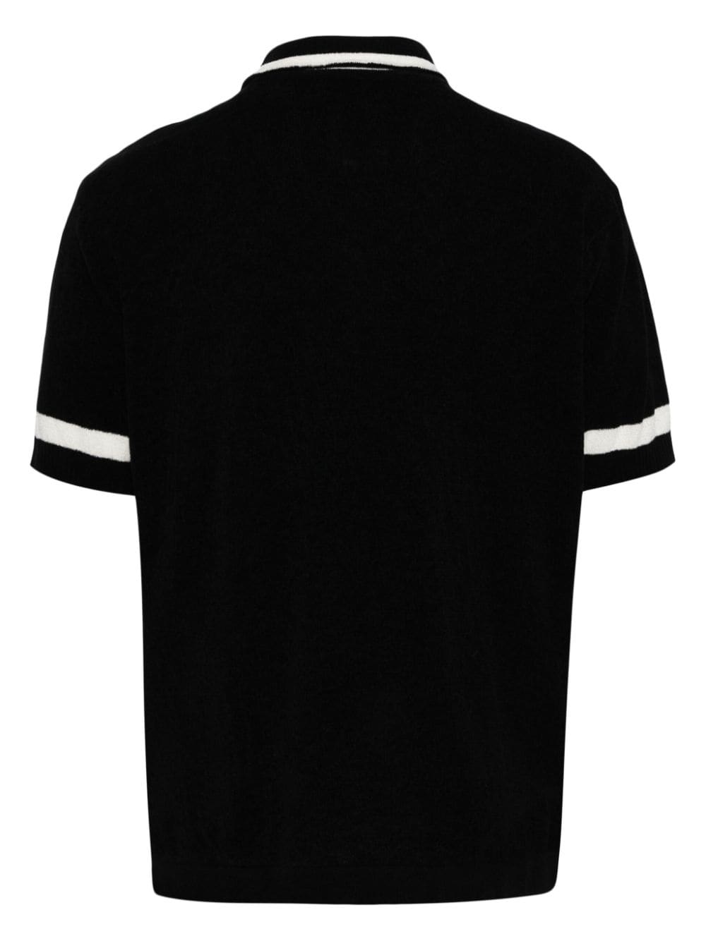 BLUE SKY INN Poloshirt met logo-jacquard - Zwart