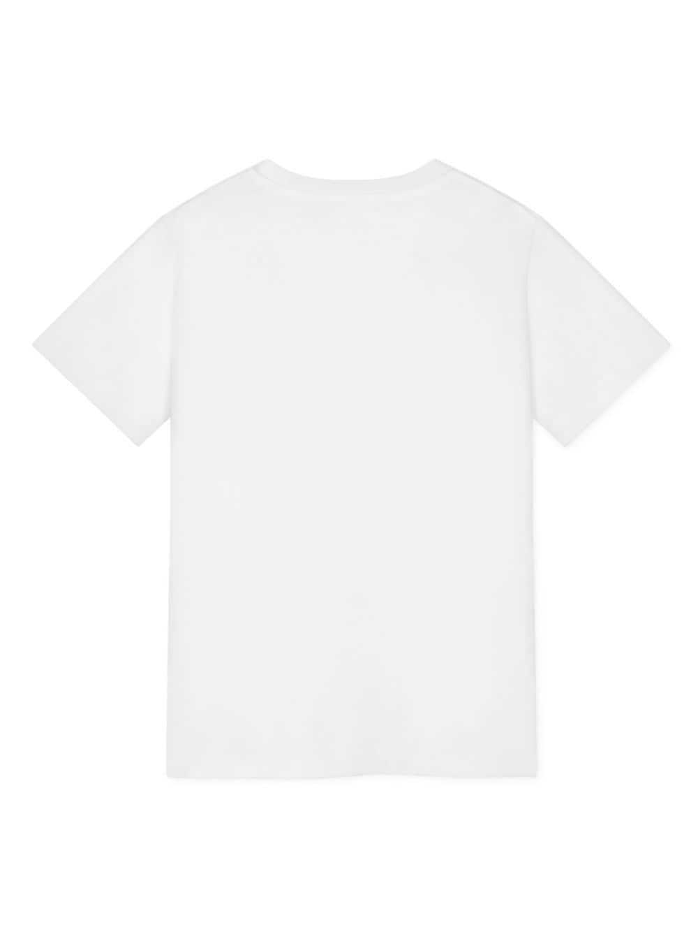 Versace Kids Medusa Head-print T-shirt - Wit