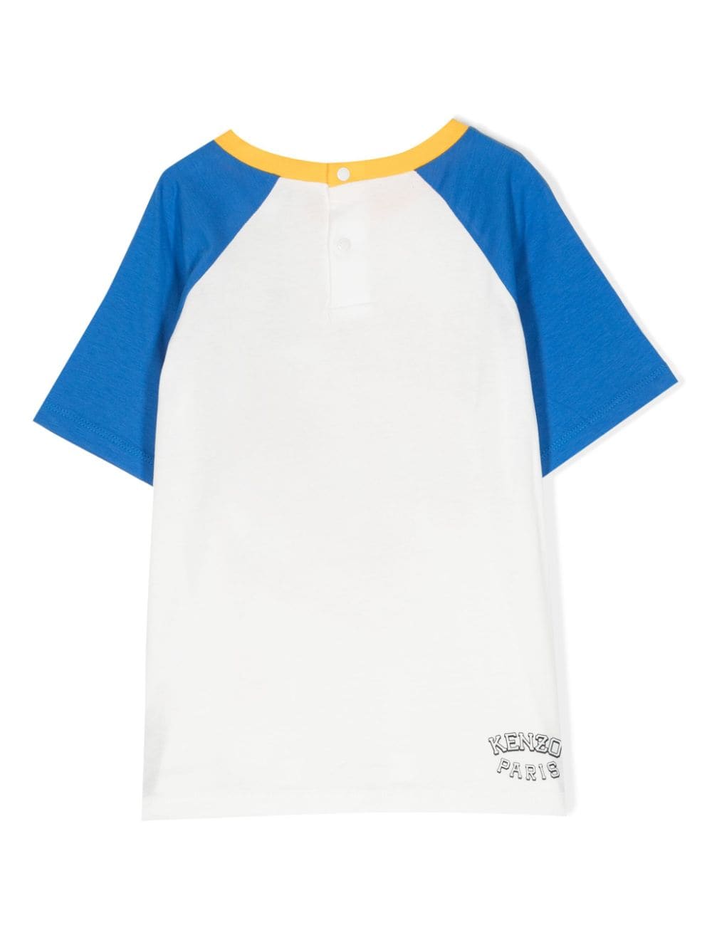 Kenzo Kids Katoenen T-shirt met logoprint - Beige