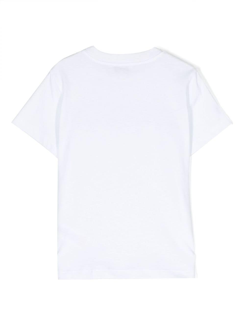 Lanvin Enfant T-shirt met logoprint - Wit