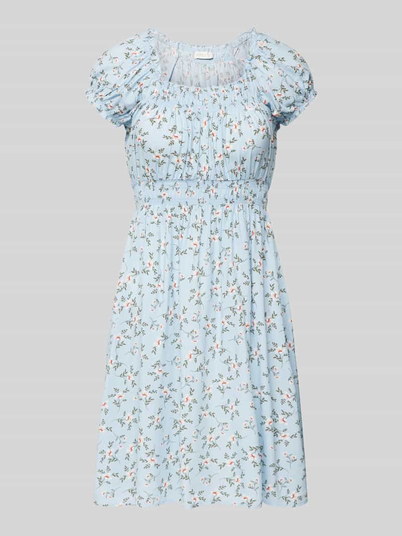 Apricot Mini-jurk met all-over bloemenprint