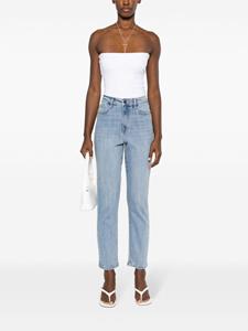 DKNY Broome high-rise straight-leg jeans - Blauw