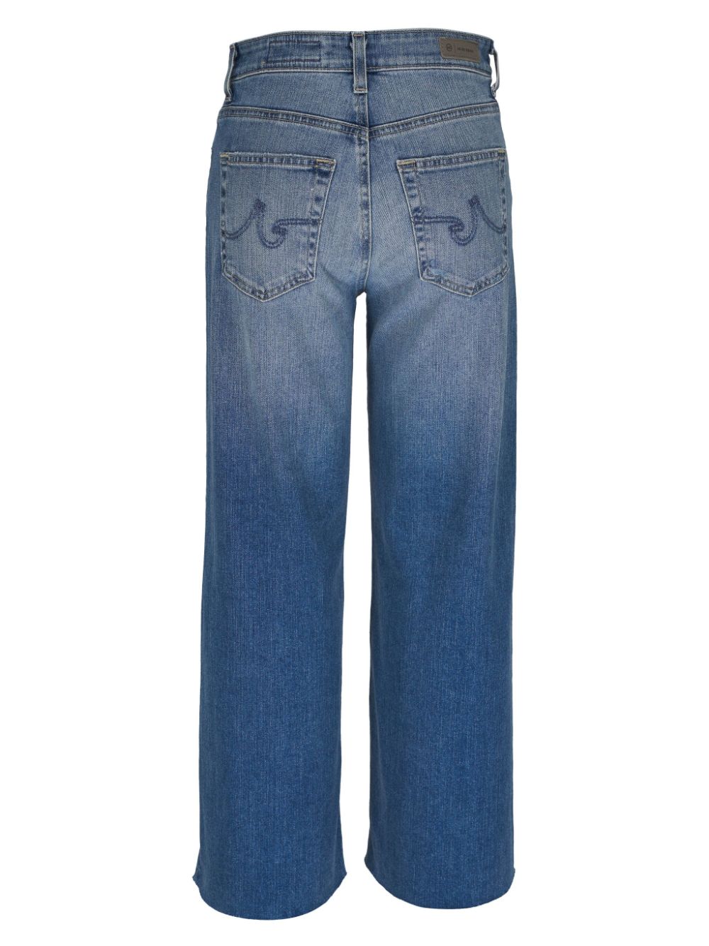 AG Jeans High waist straight jeans - Blauw