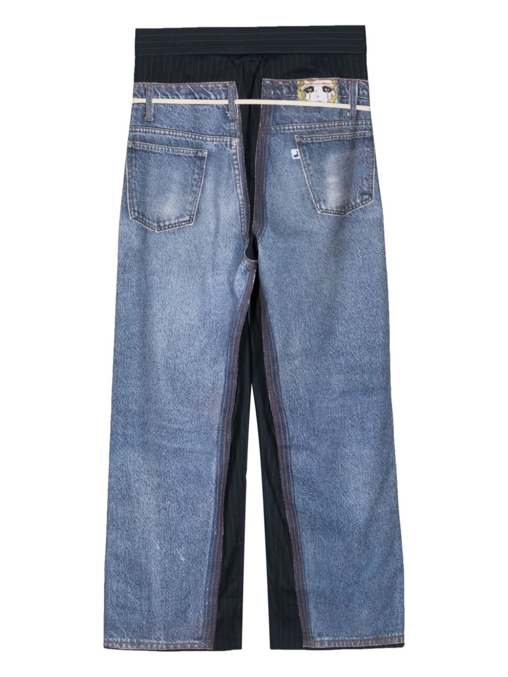 PushBUTTON Straight jeans - Blauw