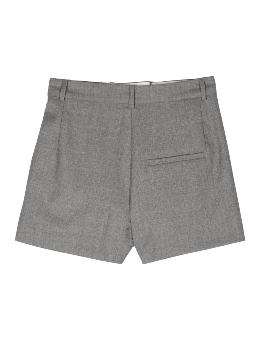 Low Classic Shorts met geplooid detail - Grijs