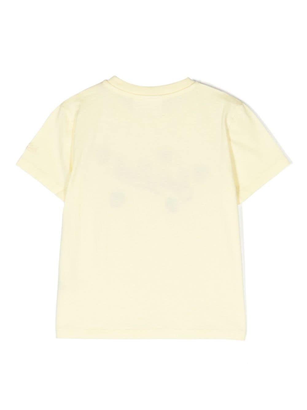 MC2 Saint Barth Kids Elly cotton T-shirt - Geel