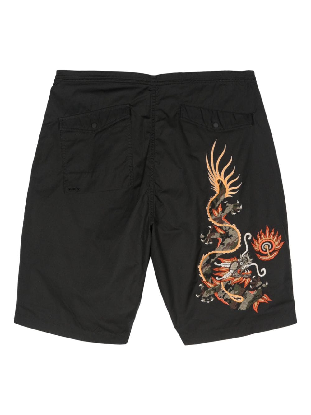 Maharishi Original Dragon shorts - Zwart