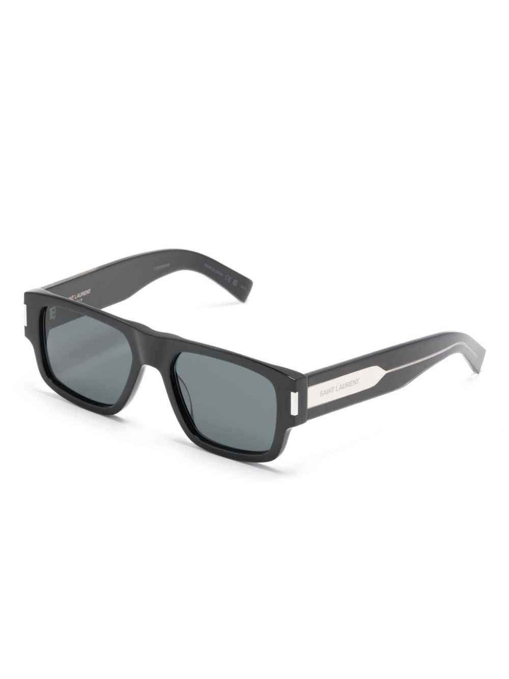 Saint Laurent Eyewear SL 659 zonnebril met rechthoekig montuur - Zwart