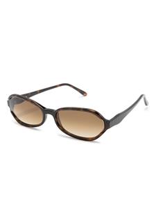 OUR LEGACY Drain tortoiseshell oval-frame sunglasses - Bruin